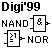 NAND, NOR