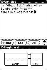 GlyphEdit Bsp.1